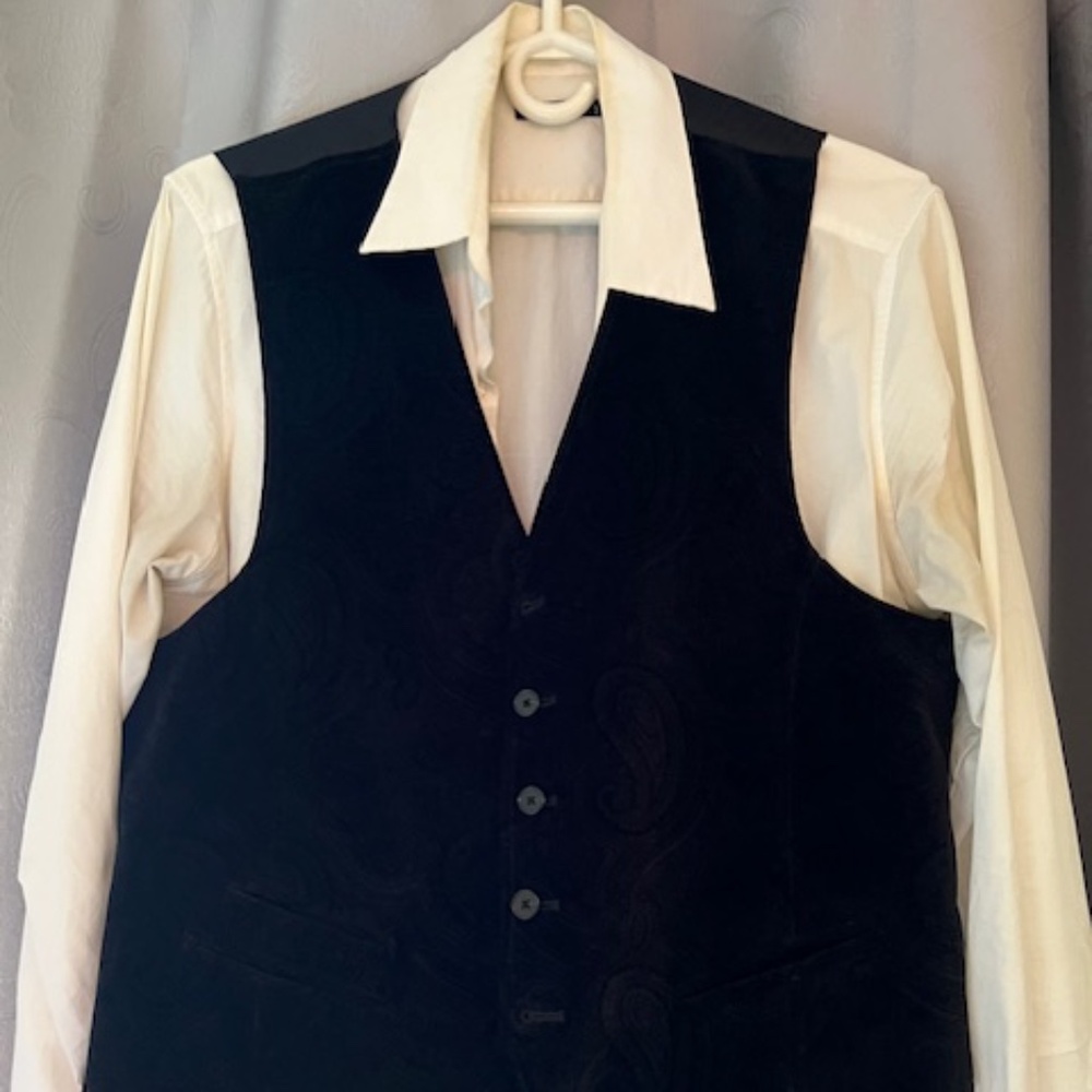 John Varvatos Paisley Vest